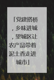 党建搭桥，乡味进城，望城区让农产品带着泥土香走进城市